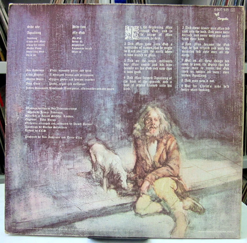 Jethro Tull	Aqualung(texture cover)	1971	Germany - миниатюра 2