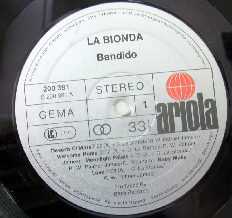 La Bionda	Bandido	1979		Germany - миниатюра 4