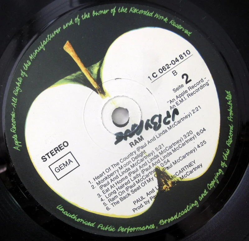 McCartney, Paul And Linda Ram 1971(1st press) Apple Germany - миниатюра 5