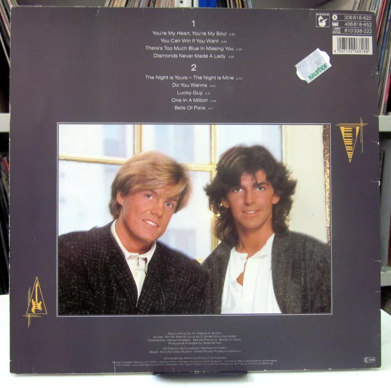 Modern Talking The 1st Album 1985 Hansa Germany - миниатюра 2