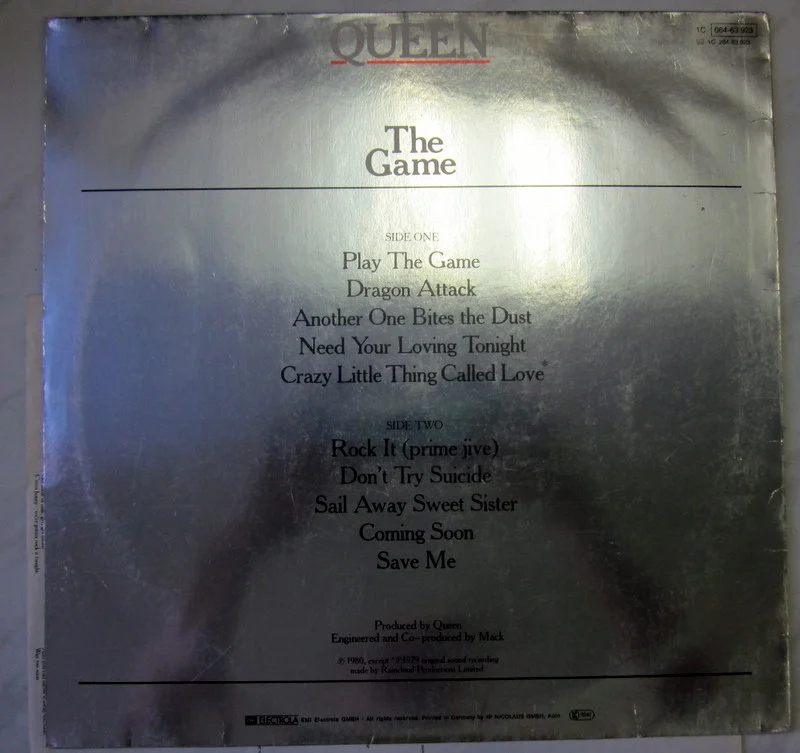 Queen The Game 1980(1st press) Germany - миниатюра 2