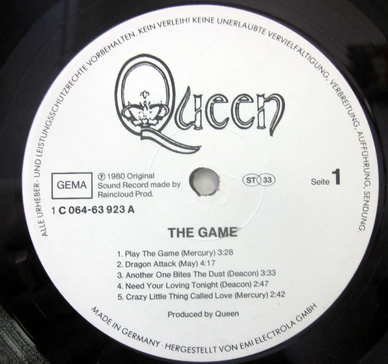 Queen The Game 1980(1st press) Germany - миниатюра 5