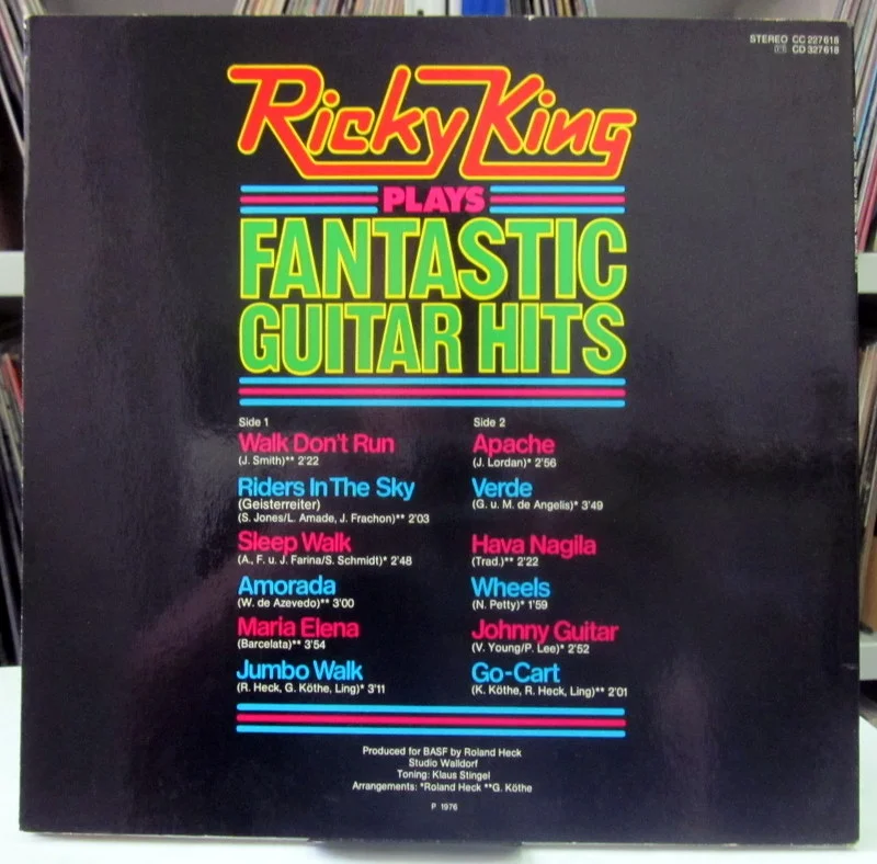 Ricky King Ricky King Plays Fantastic Guitar Hits 1976 Germany - миниатюра 2