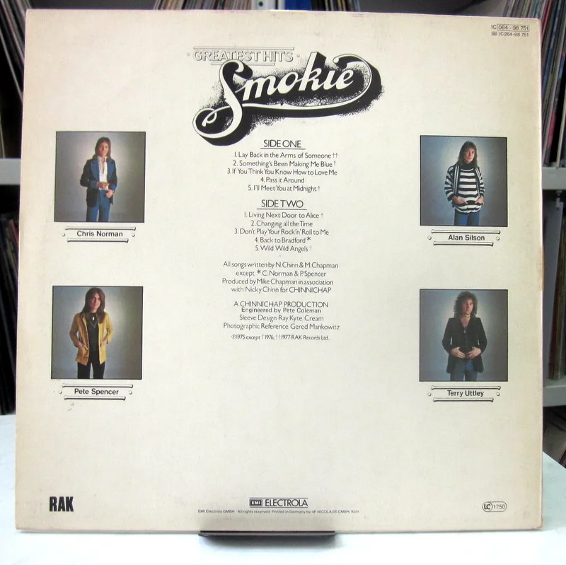 Smokie Greatest Hits 1977 Germany - миниатюра 2