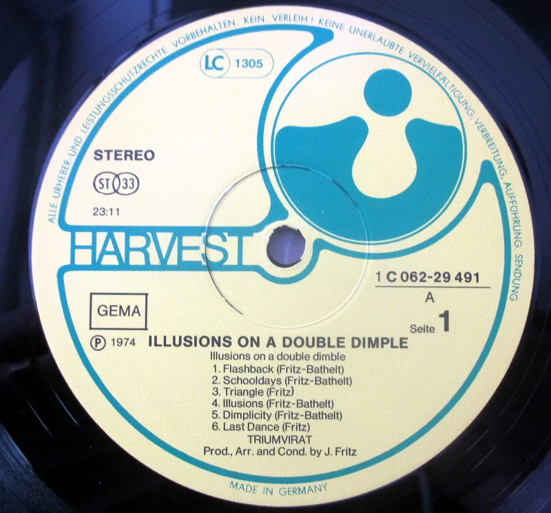 Triumvirat	Illusions On Double Dimple	1974	Harvest	Germany - миниатюра 3
