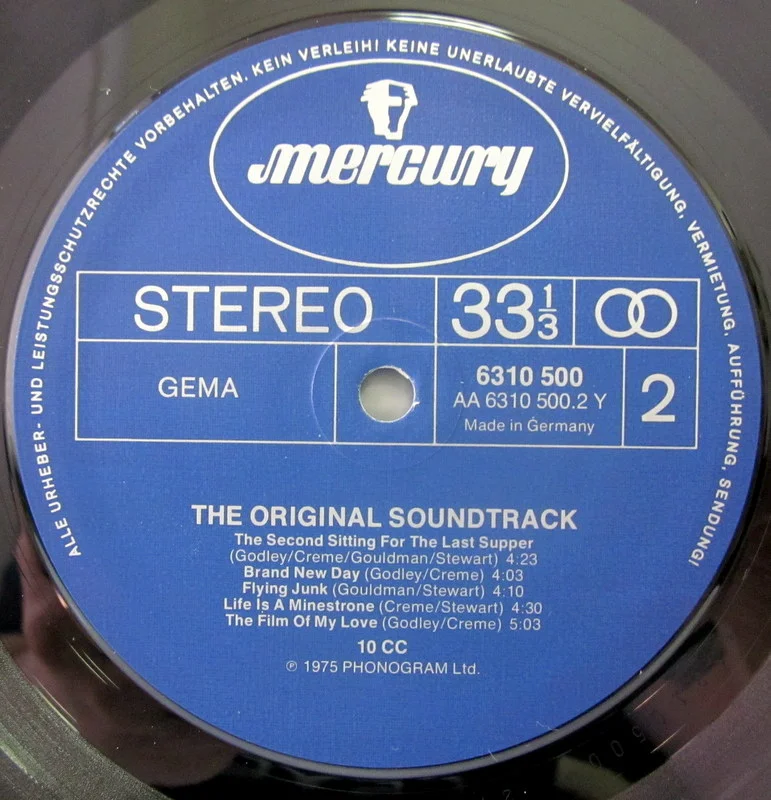 10CC	The Original Soundtrack	1975		Germany - миниатюра 3