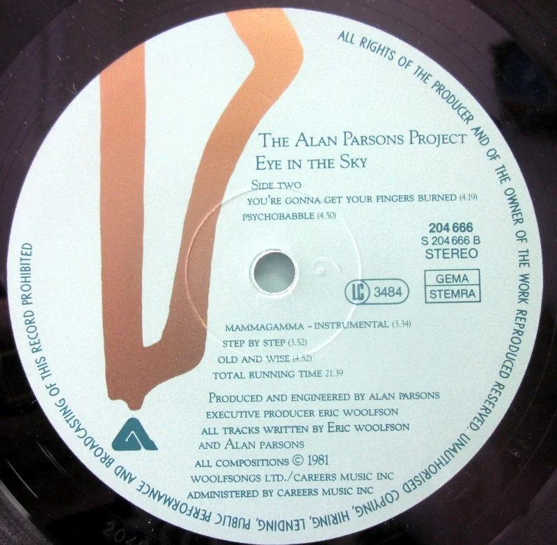 Alan Parsons Project, The Eye In The Sky 1982 Germany - миниатюра 6