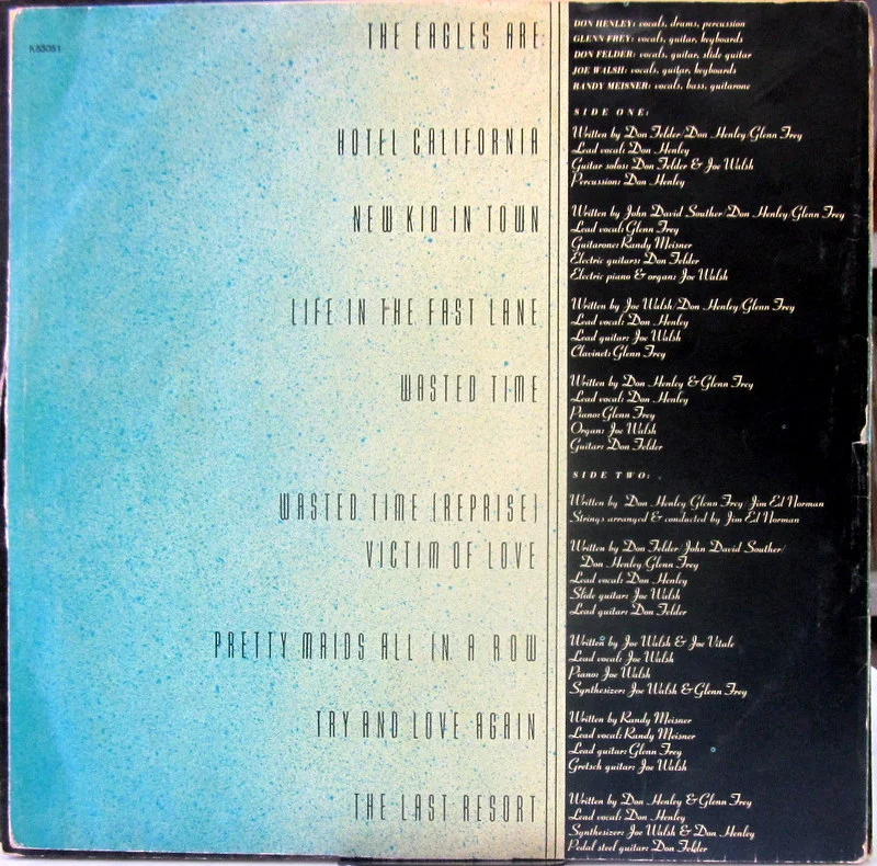 Eagles Hotel California 1976 UK - миниатюра 4
