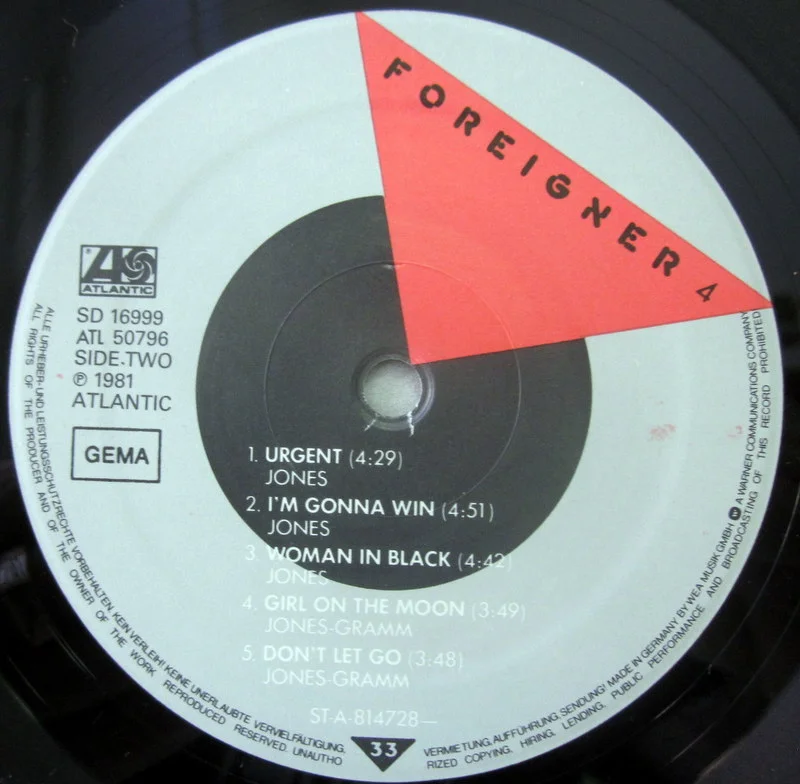 Foreigner 4 1981 Germany - миниатюра 4