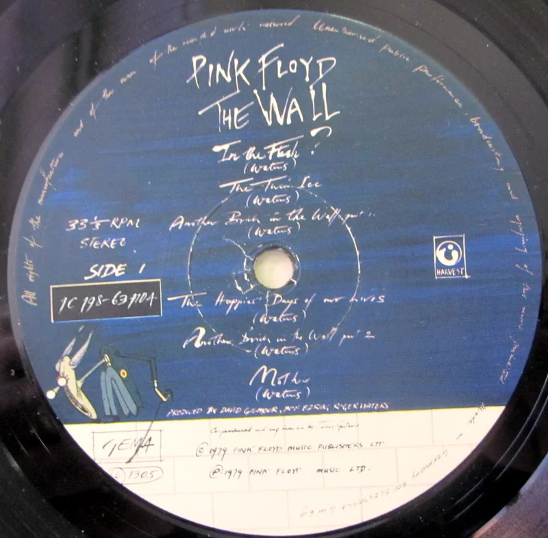 Pink Floyd	The Wall(2LP )	1979(1st press)	Harvest		Germany - миниатюра 5