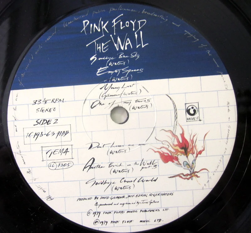 Pink Floyd	The Wall(2LP )	1979(1st press)	Harvest		Germany - миниатюра 6