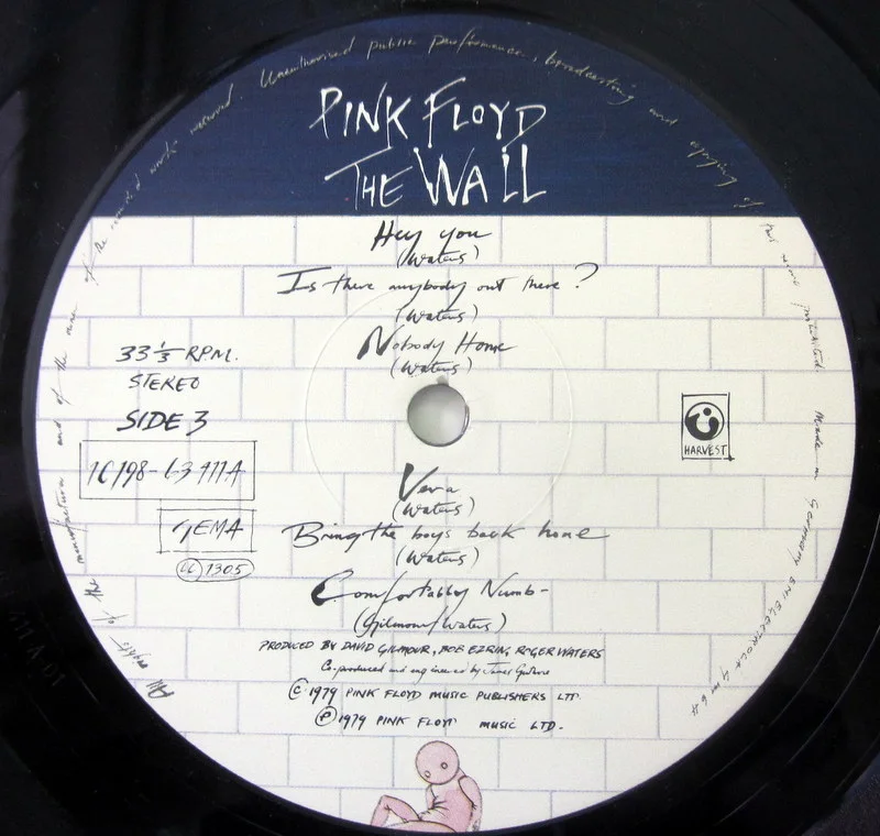 Pink Floyd	The Wall(2LP )	1979(1st press)	Harvest		Germany - миниатюра 7