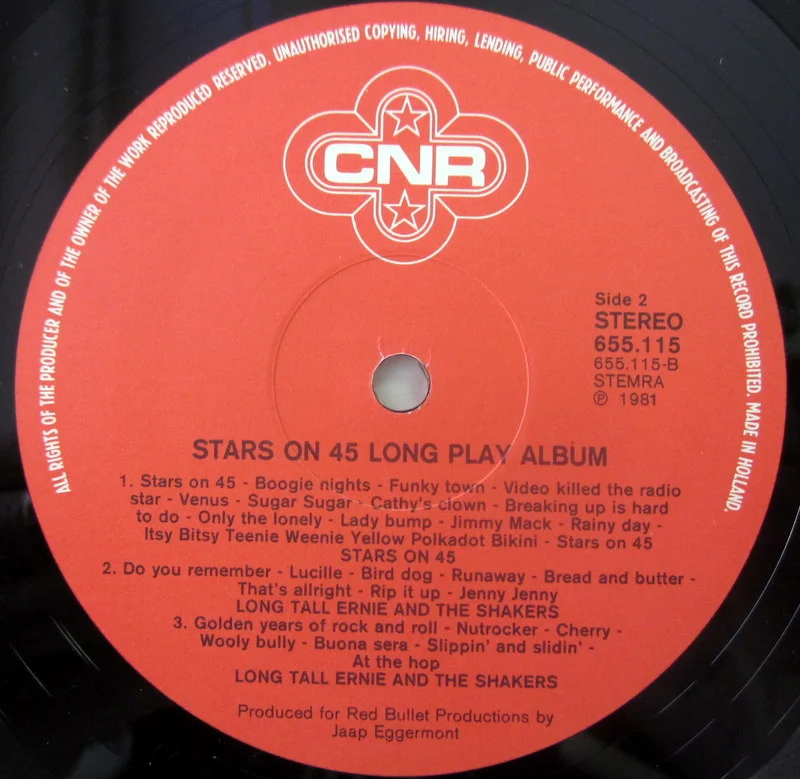 Stars On 45	Long Play Album	1981		Holland - миниатюра 3