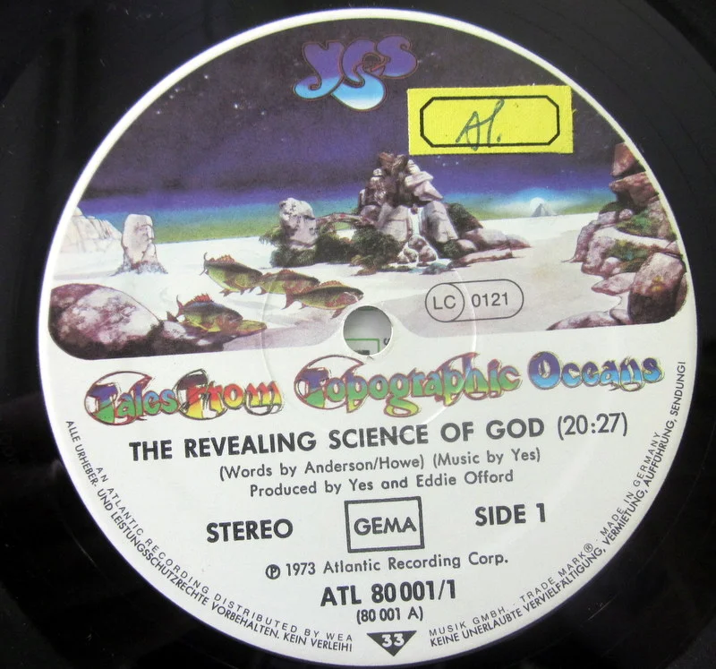 Yes Tales From Topographic Oceans(2 LP) 1973 Germany - миниатюра 4