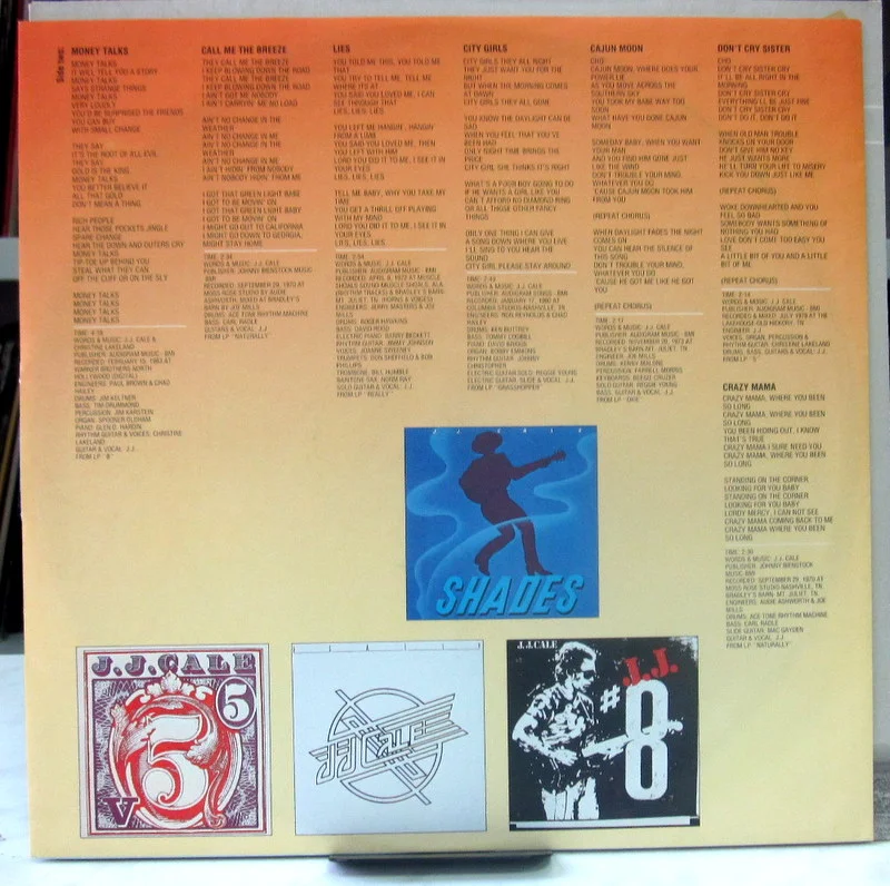 J.J.Cale Special Edition 1984 Germany - миниатюра 3