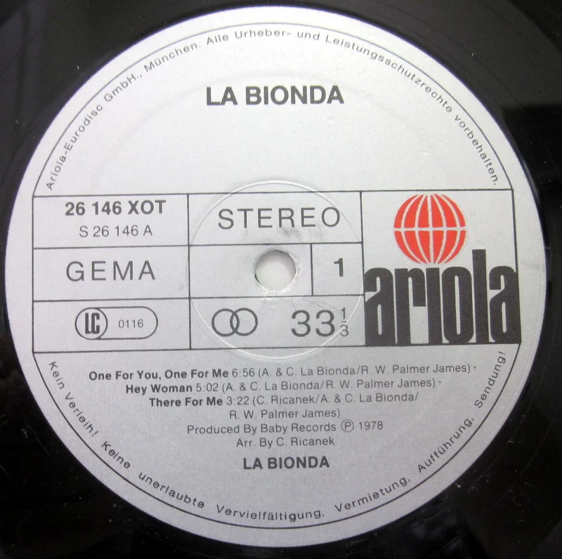 La Bionda	La Bionda	1978		Germany - миниатюра 4
