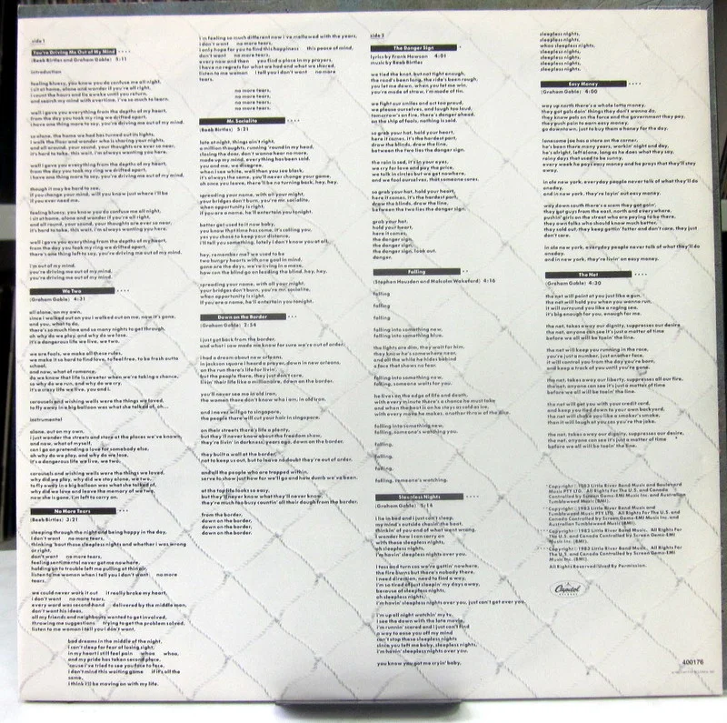 Little River Band	The Net	1983	Germany - миниатюра 4