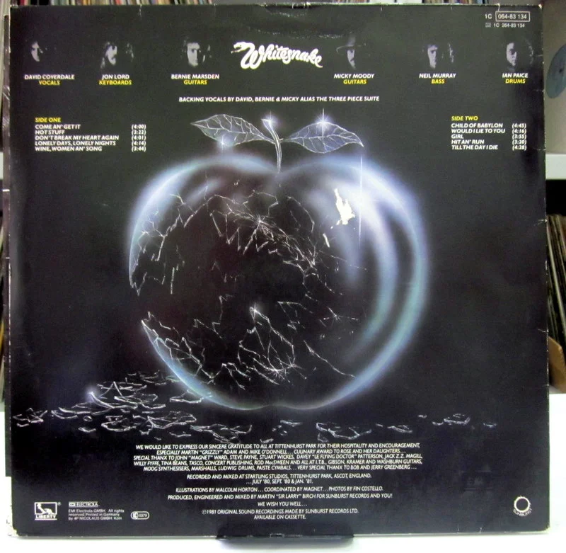 Whitesnake Come An' Get It 1981(1st press) Germany - миниатюра 2
