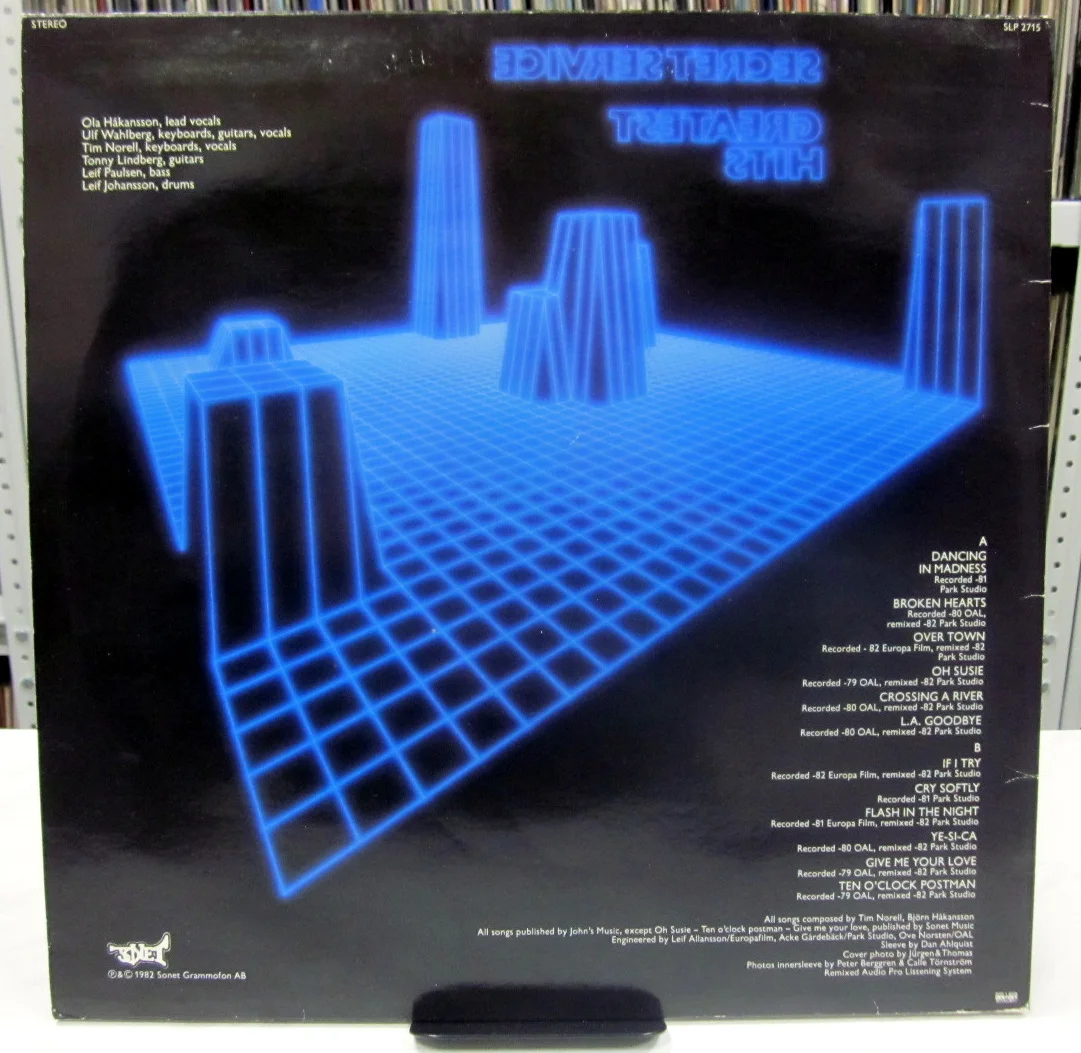 Secret Service	Greatest Hits	1982	Sonet		Sweden - миниатюра 2