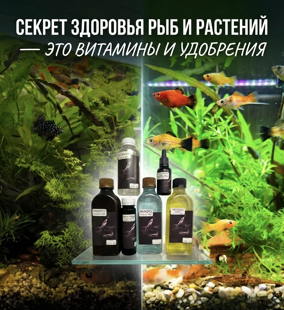 Удобрения для аквариума, витамины для рыб - миниатюра 2