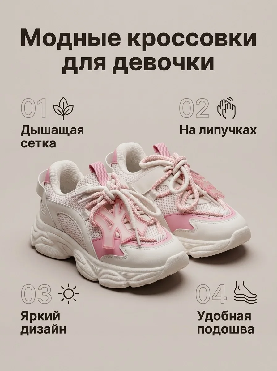 кроссовки 30 размер для девочки - изображение 1