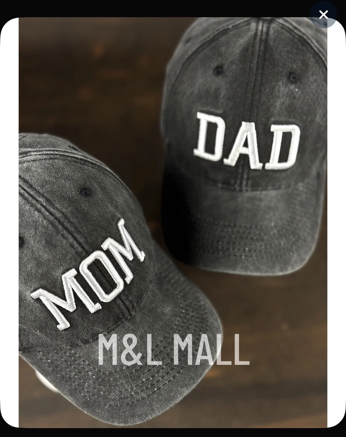 Кепки Mom Dad - миниатюра 2