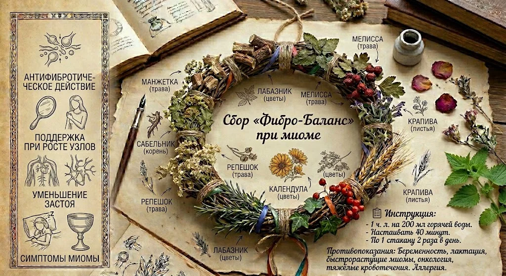 Фиточай«Фибро-Баланс»поддержка организма при миоме - изображение 1
