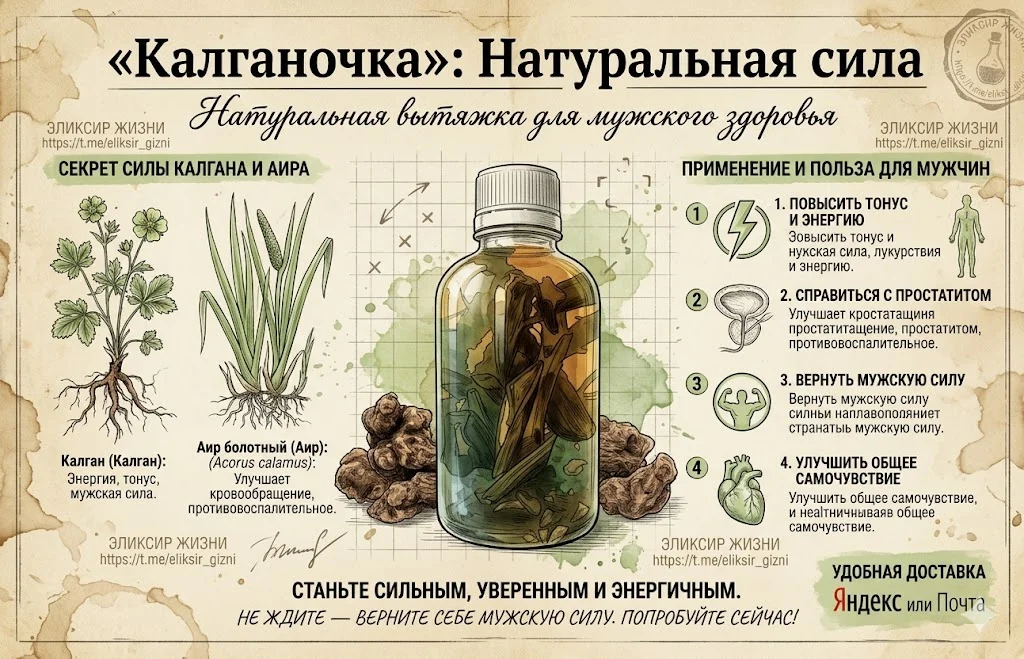 Калганочка”: Верните себе мужскую силу и уверенность - изображение 1