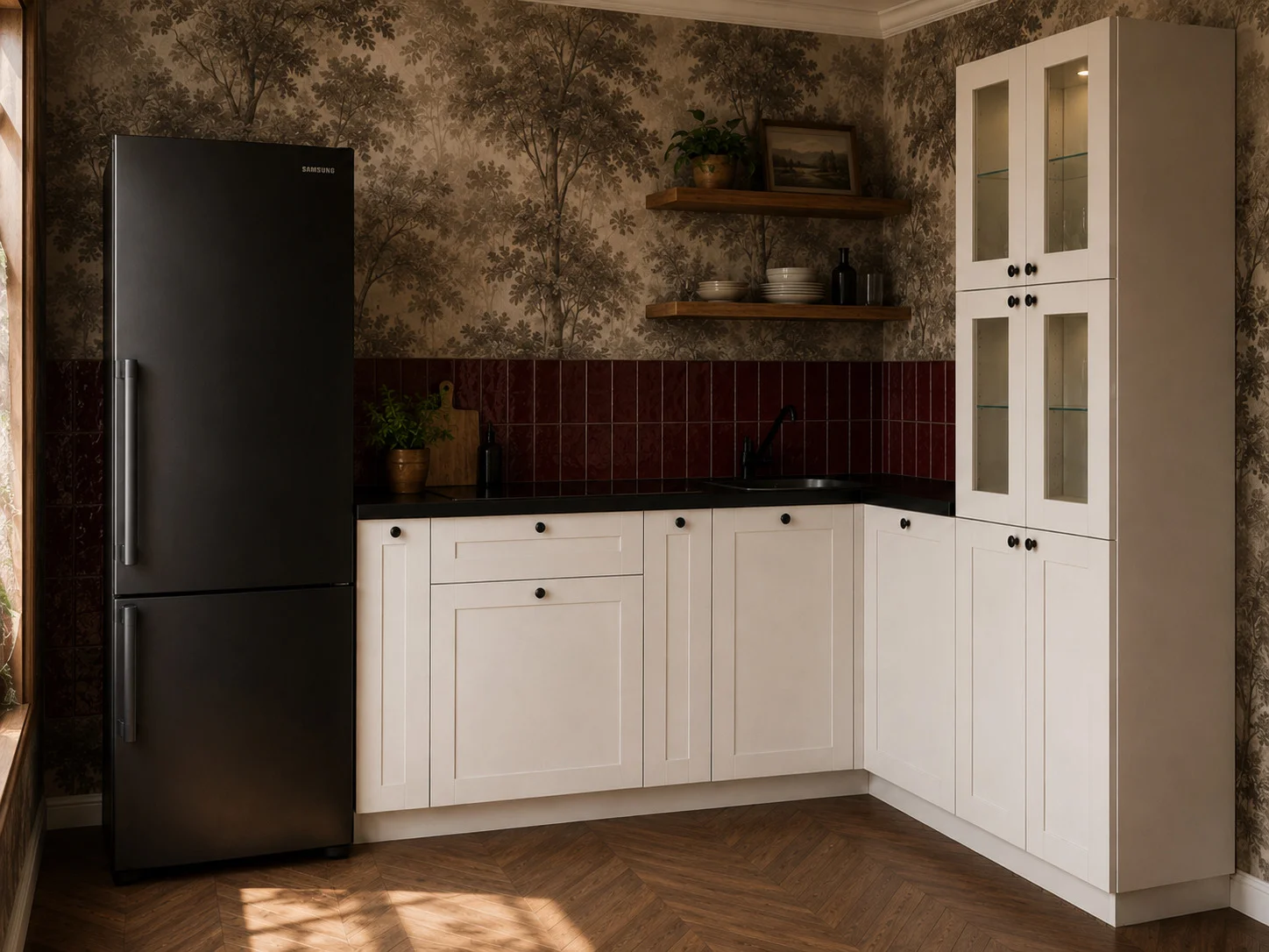 Кухня IKEA metod / sävedal, белая - миниатюра 4