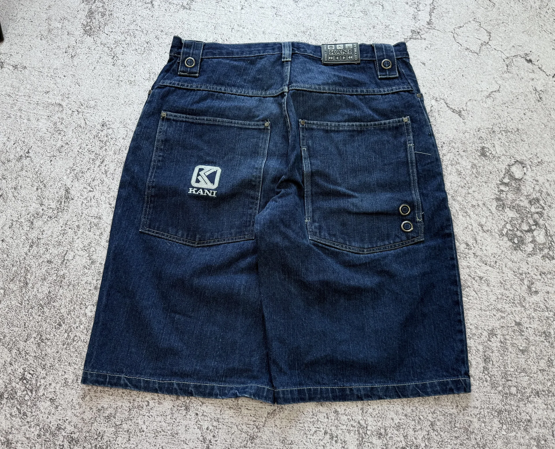 Джинсовые шорты Karl Kani Vintage Denim Rap Shorts