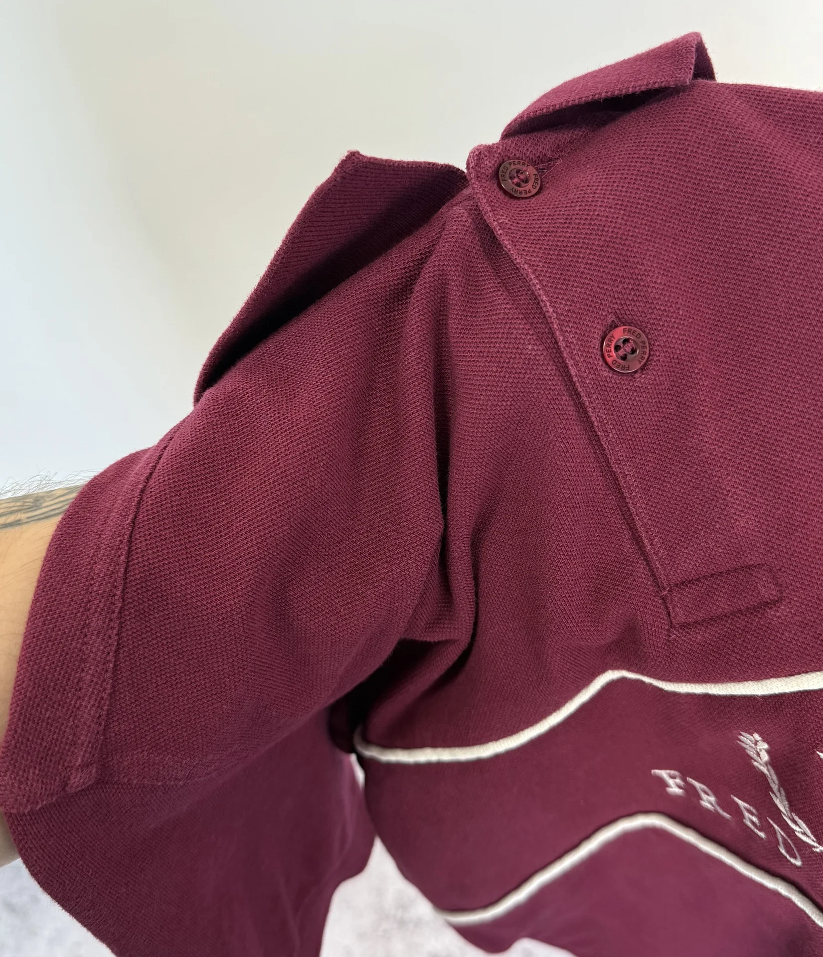 Поло Fred Perry Big Logo - миниатюра 5