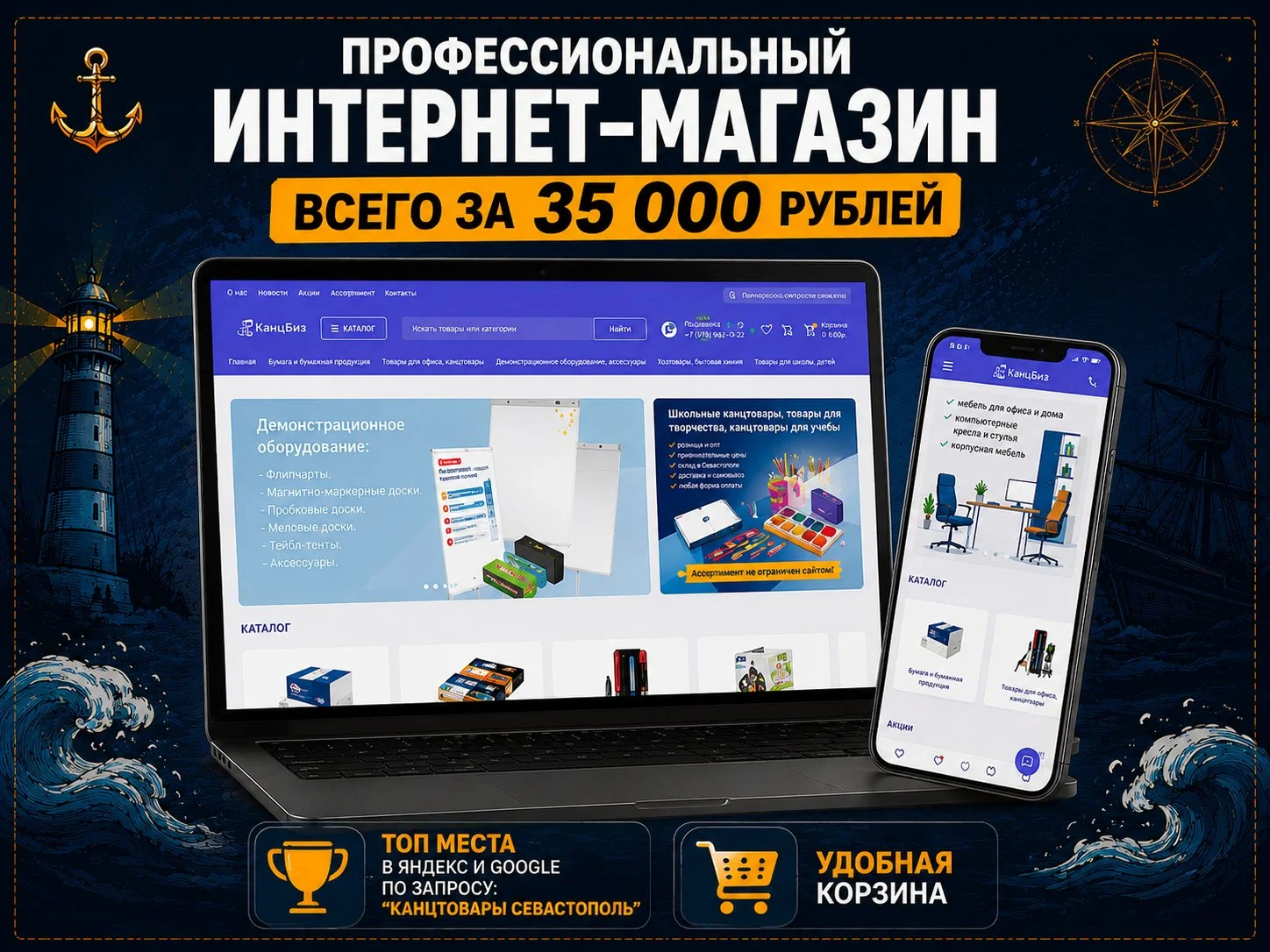Создание сайта в Краснодаре. Продвижение под ключ - миниатюра 6