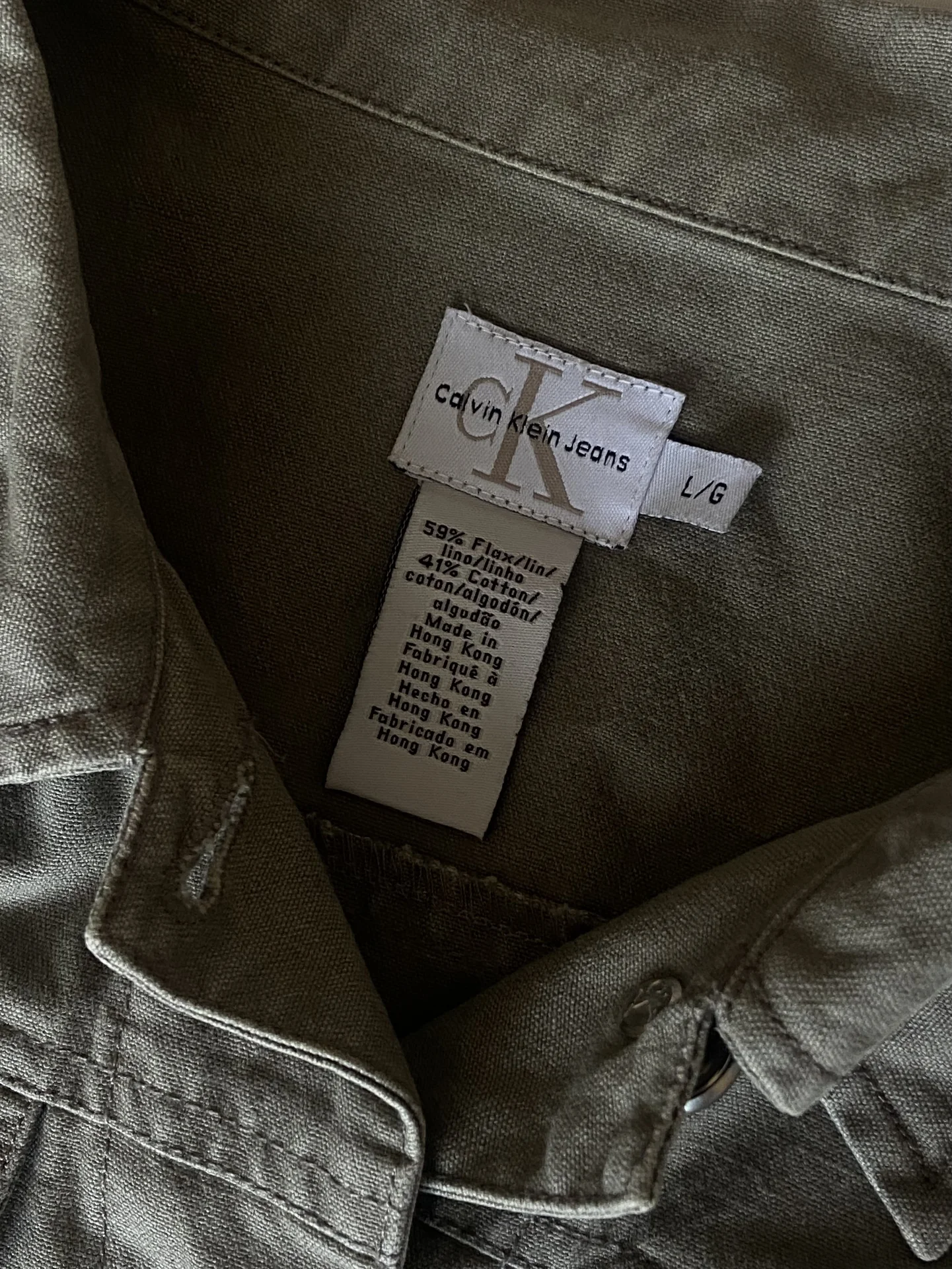 Джинсовая куртка Calvin Klein Jeans - миниатюра 4