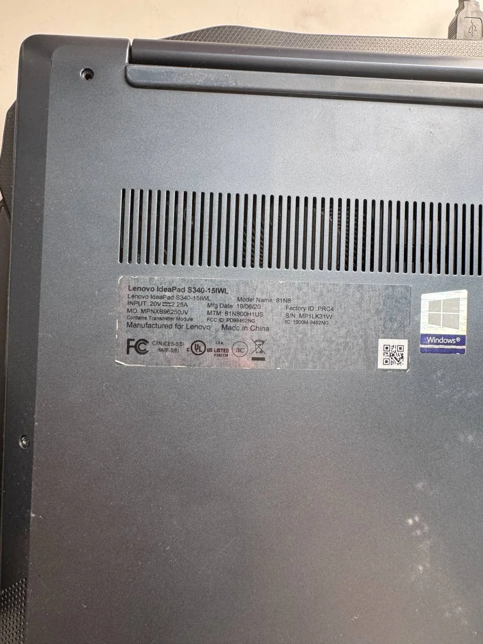 Ноутбук Lenovo IdeaPad S340 (i3, 8GB, SSD) - миниатюра 6