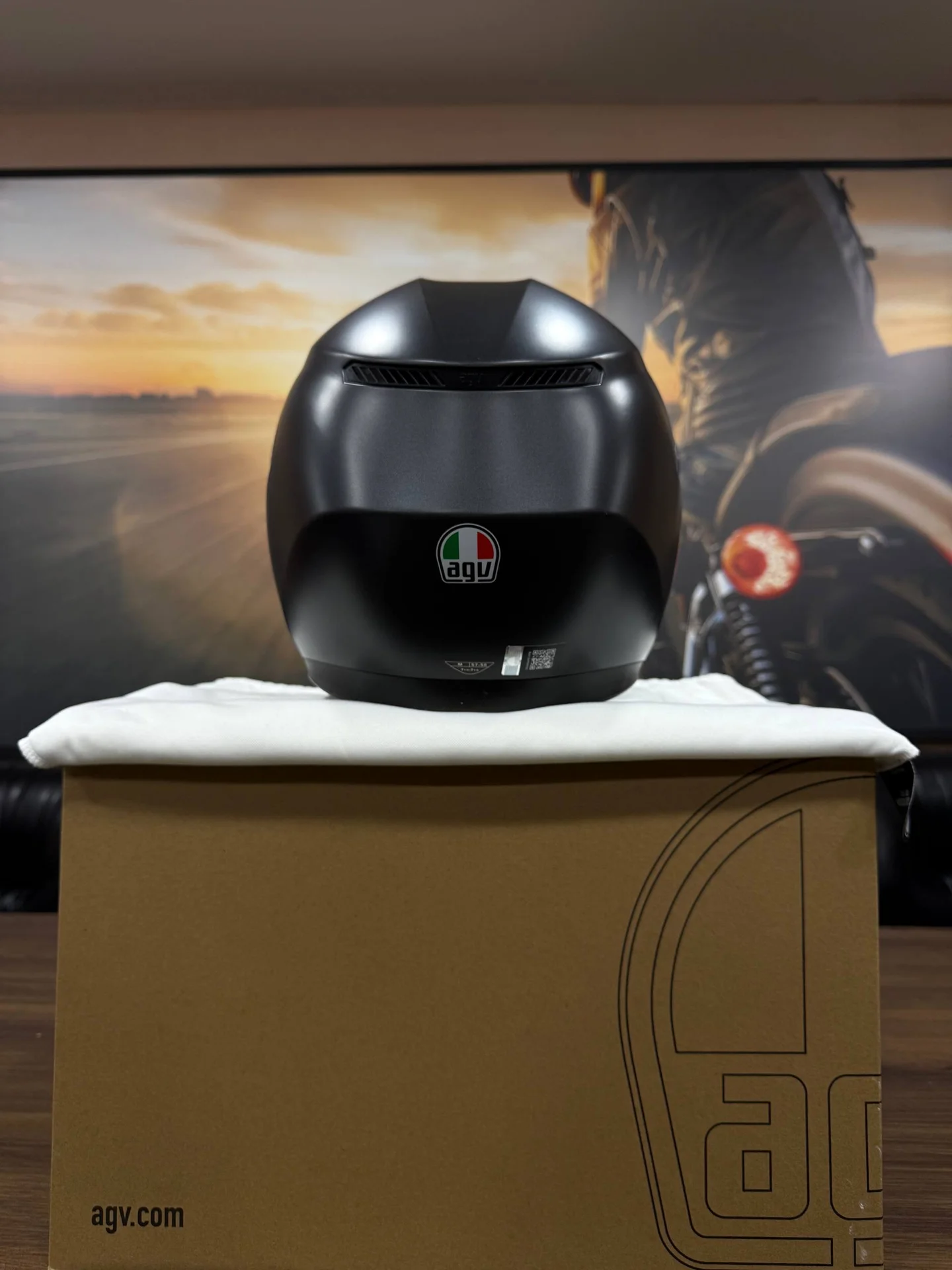 AGV K3 Matt Black M (57-58) E2206 - миниатюра 4