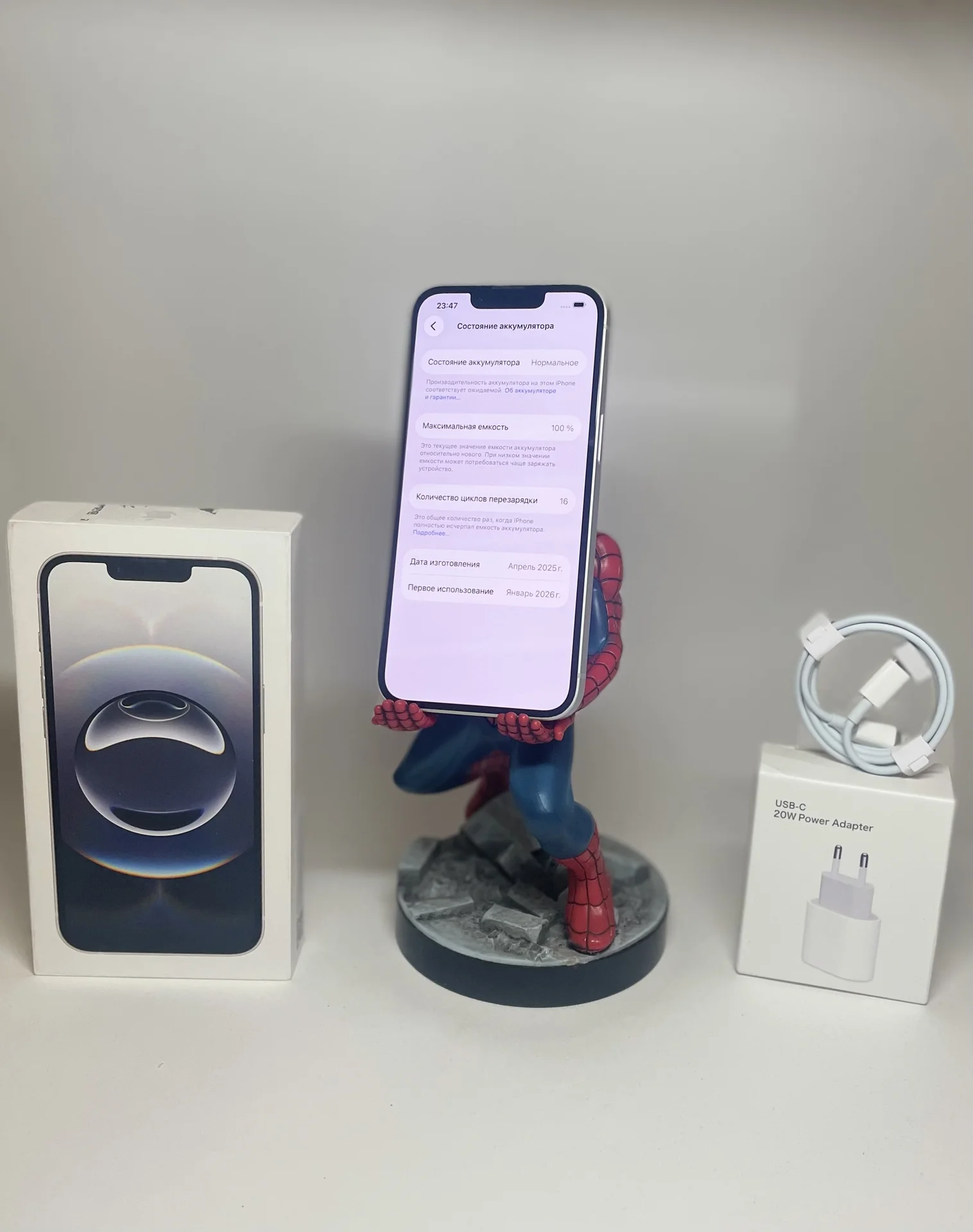 iPhone 16e, 128 ГБ, SIM + eSIM - миниатюра 3