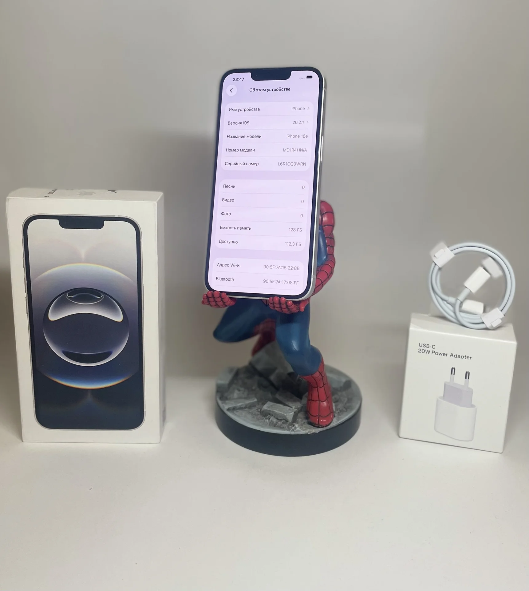 iPhone 16e, 128 ГБ, SIM + eSIM - миниатюра 4