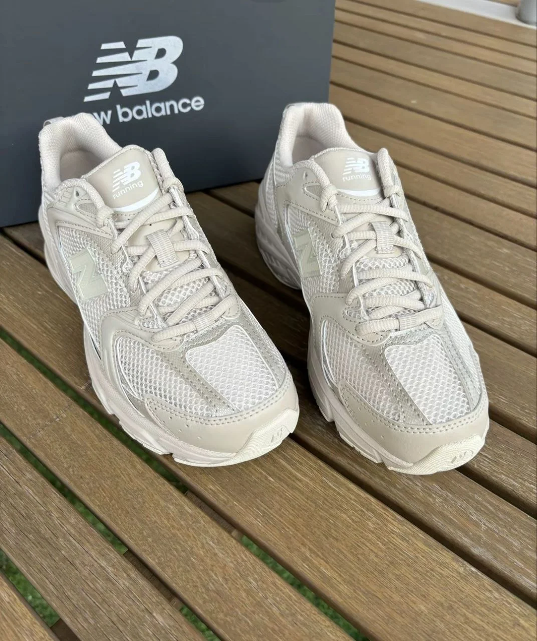 Кроссовки New balance 530 Beige POIZON оригинал 40 - миниатюра 2