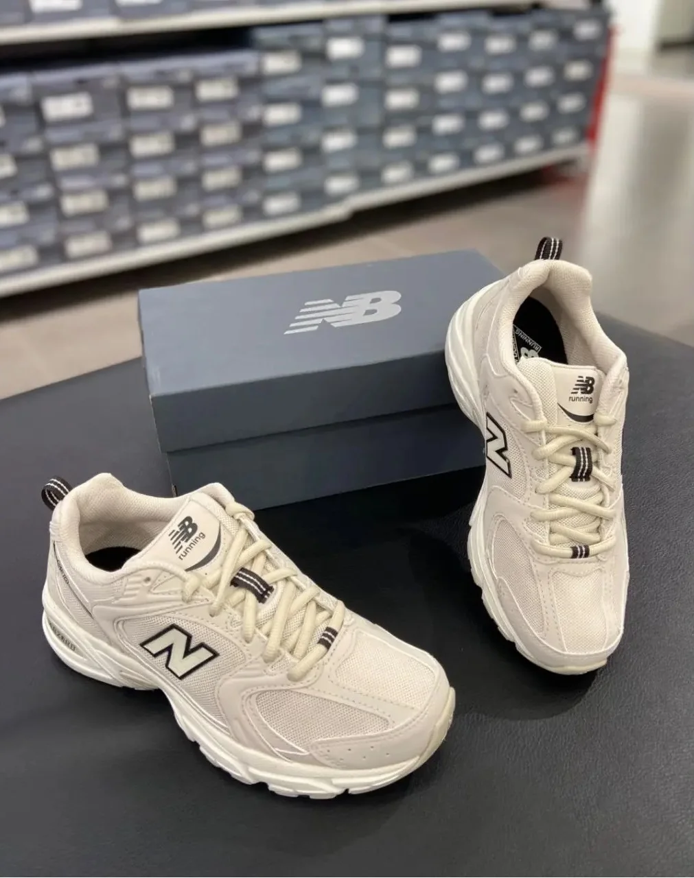 Кроссовки New Balance 530 Ivory оригинал Poizon EU42 - миниатюра 3