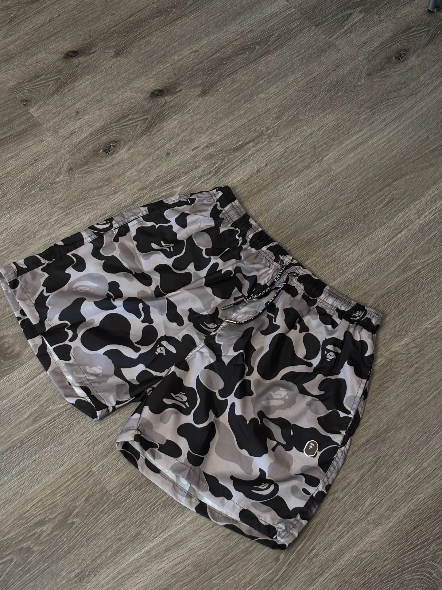 Шорты bape камуфляж Color Camo Shark