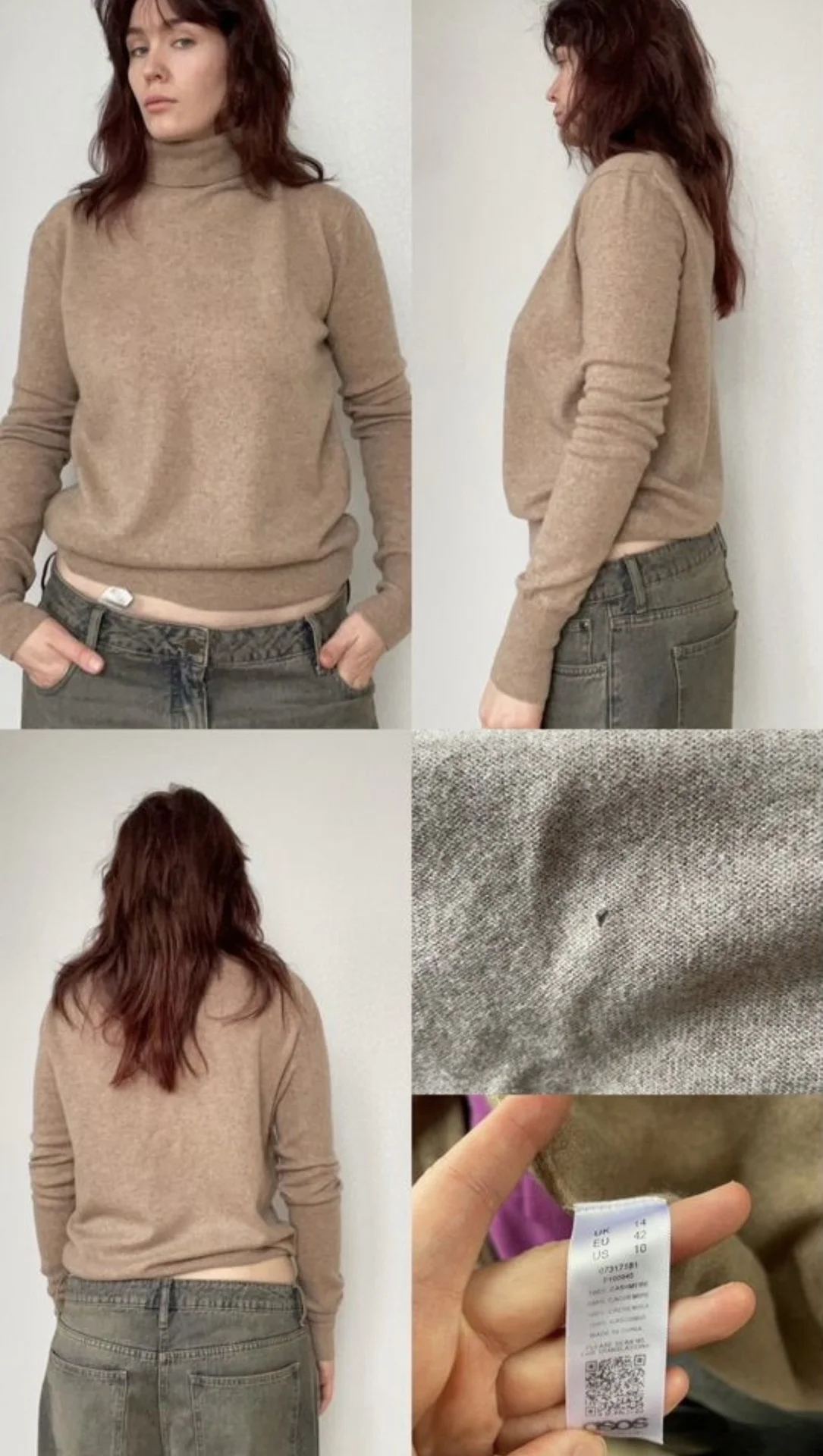 Кашемировый свитер uniqlo - миниатюра 6