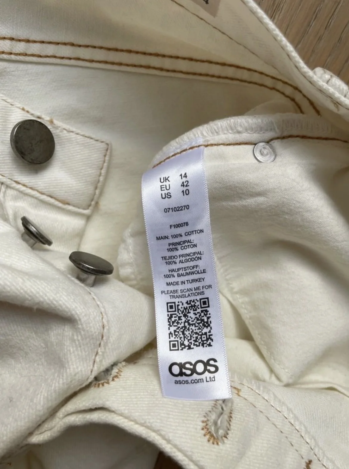 Джинсовые шорты ASOS - миниатюра 5