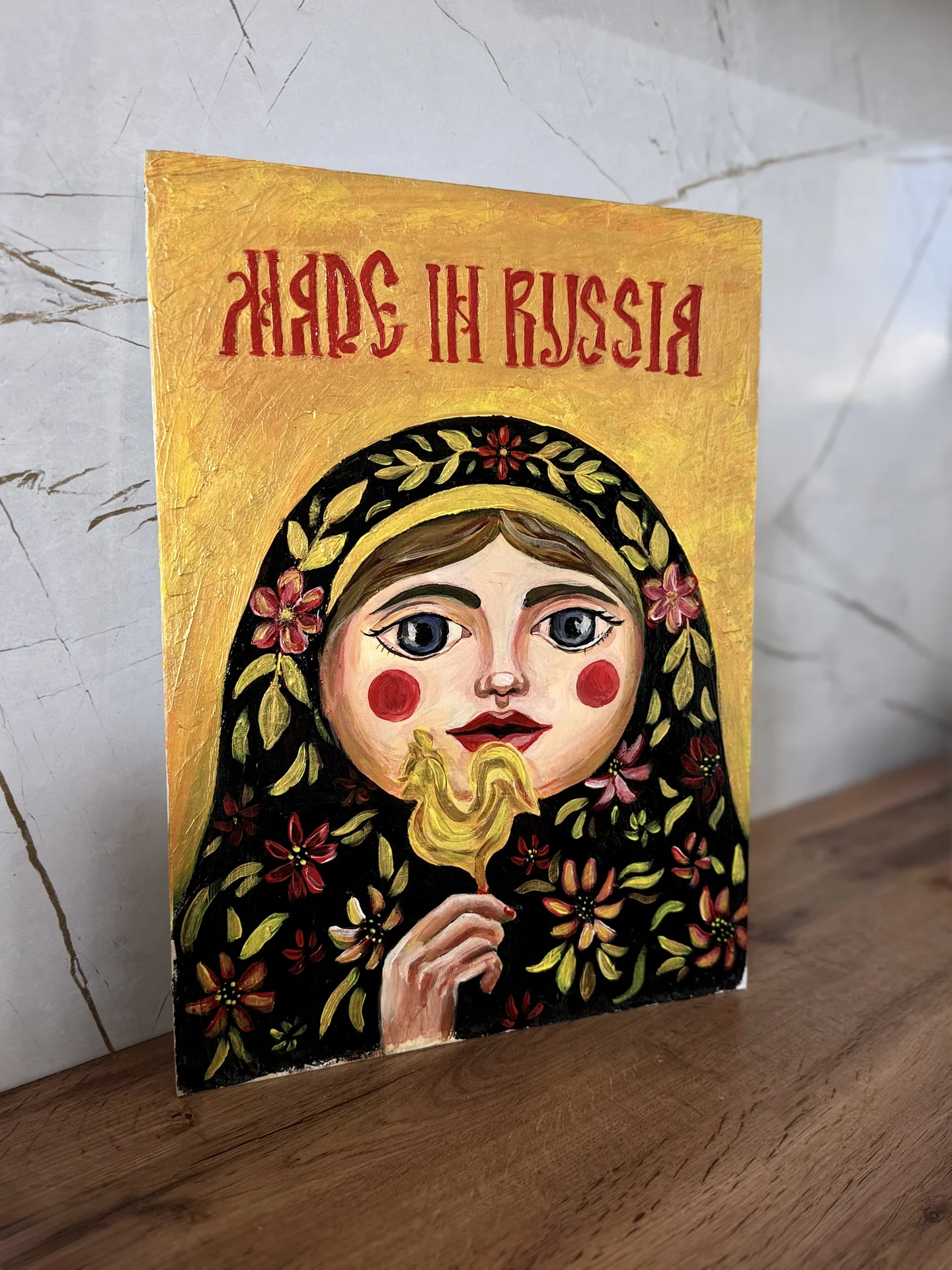 интерьерная картина в русском стиле - миниатюра 2