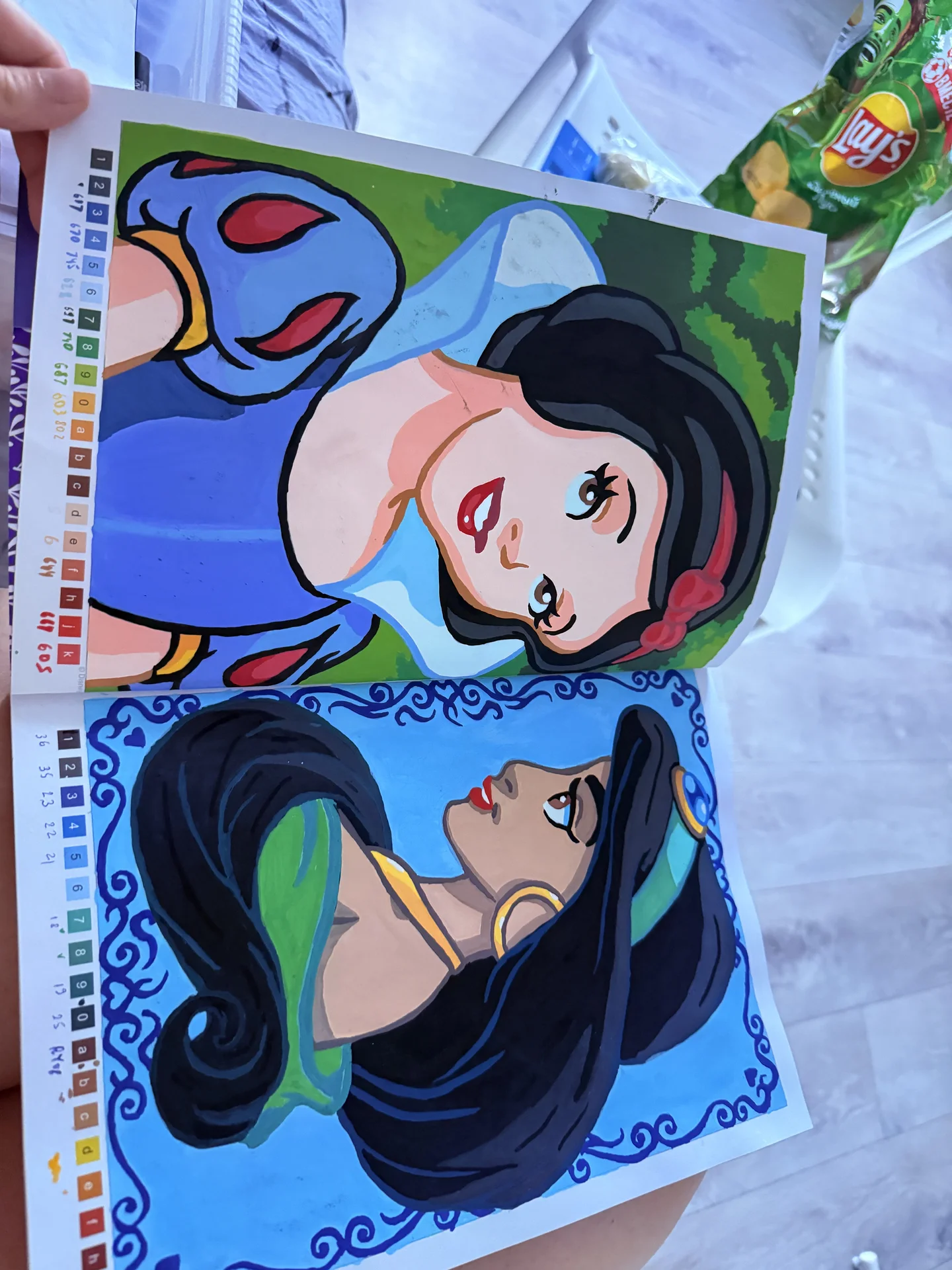 Раскраска Coloriages Mysteres Disney