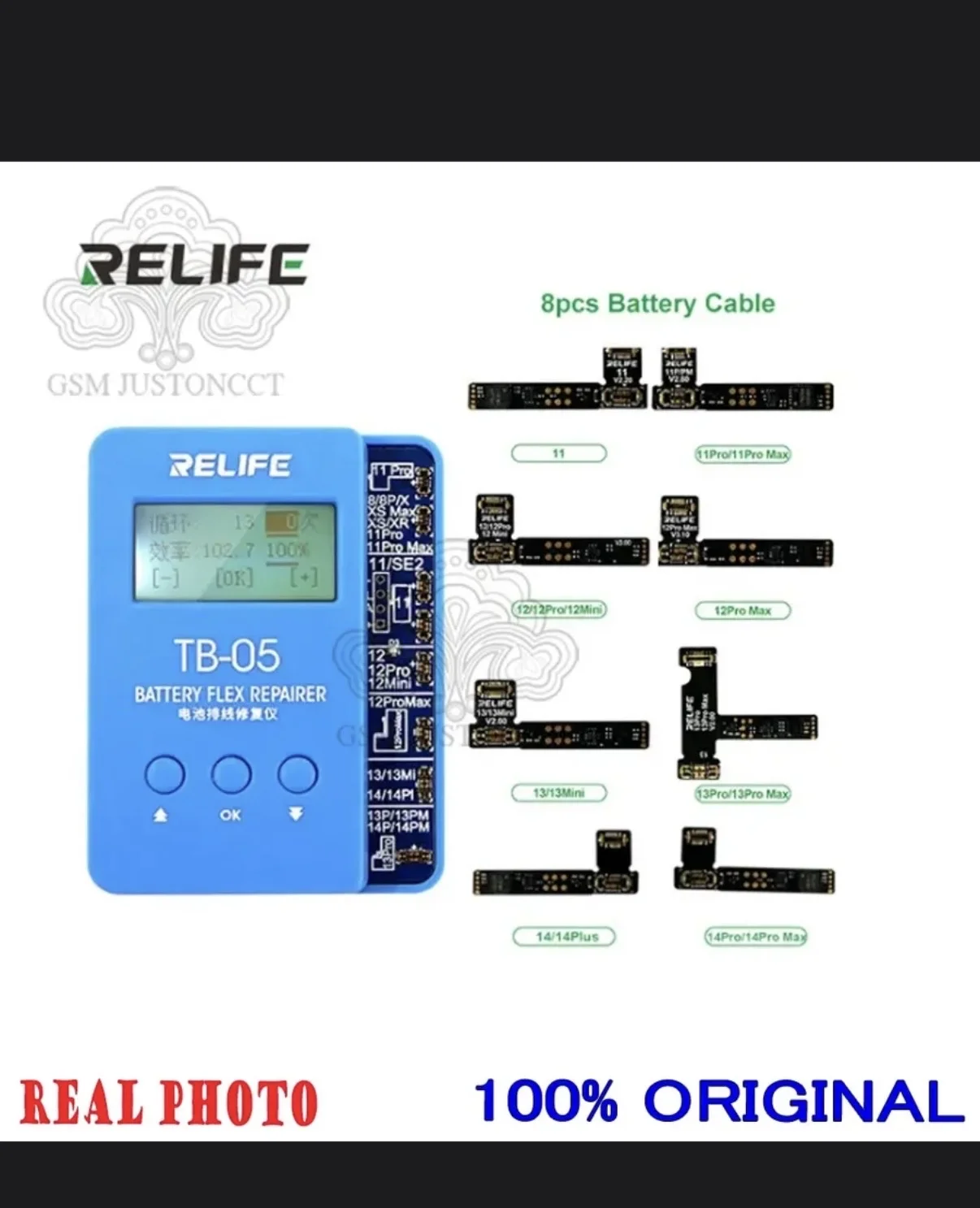 RELIfe TB-05 Набор для ремонта аккумулятора iPhone - миниатюра 3