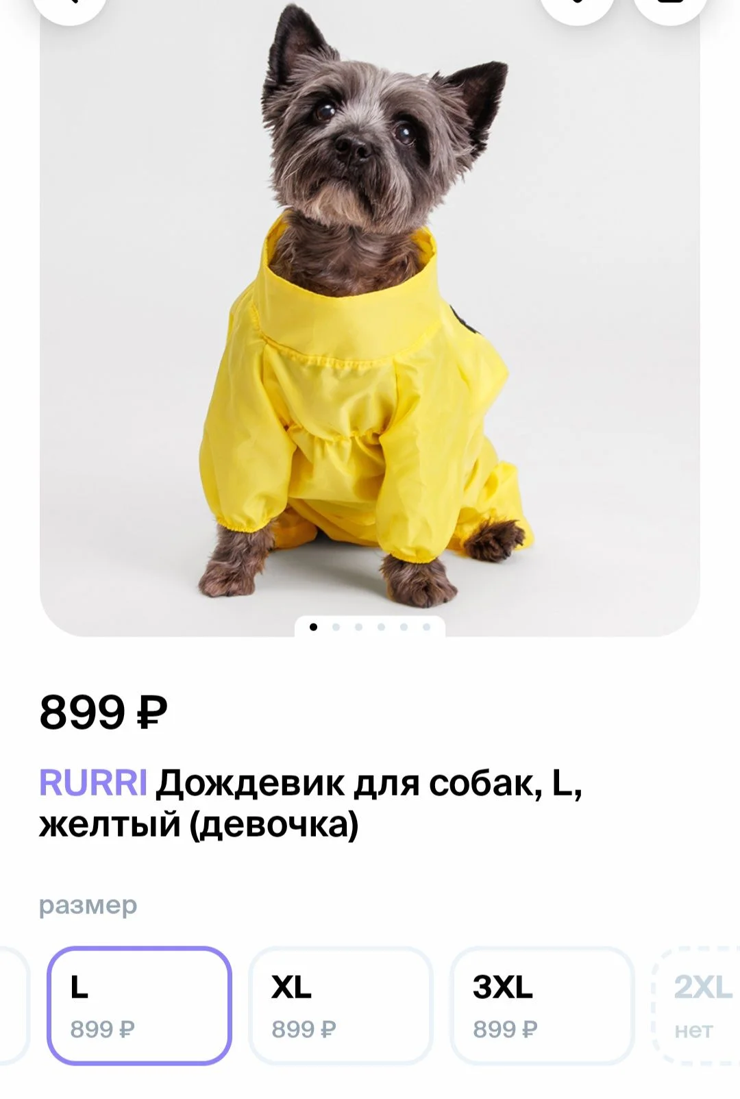 Комбинезон дождевик Rurri L (девочка) - миниатюра 3