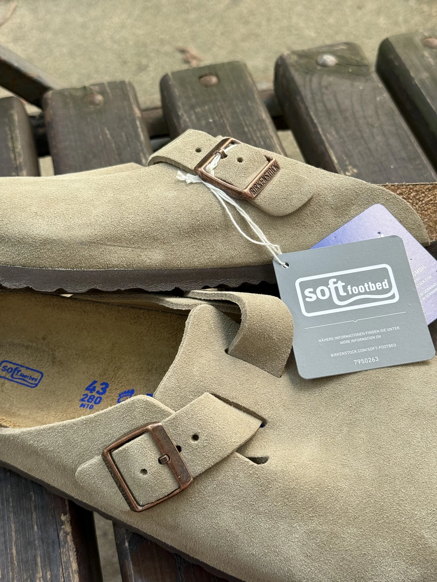 Сабо Birkenstock Boston оригинал - миниатюра 3