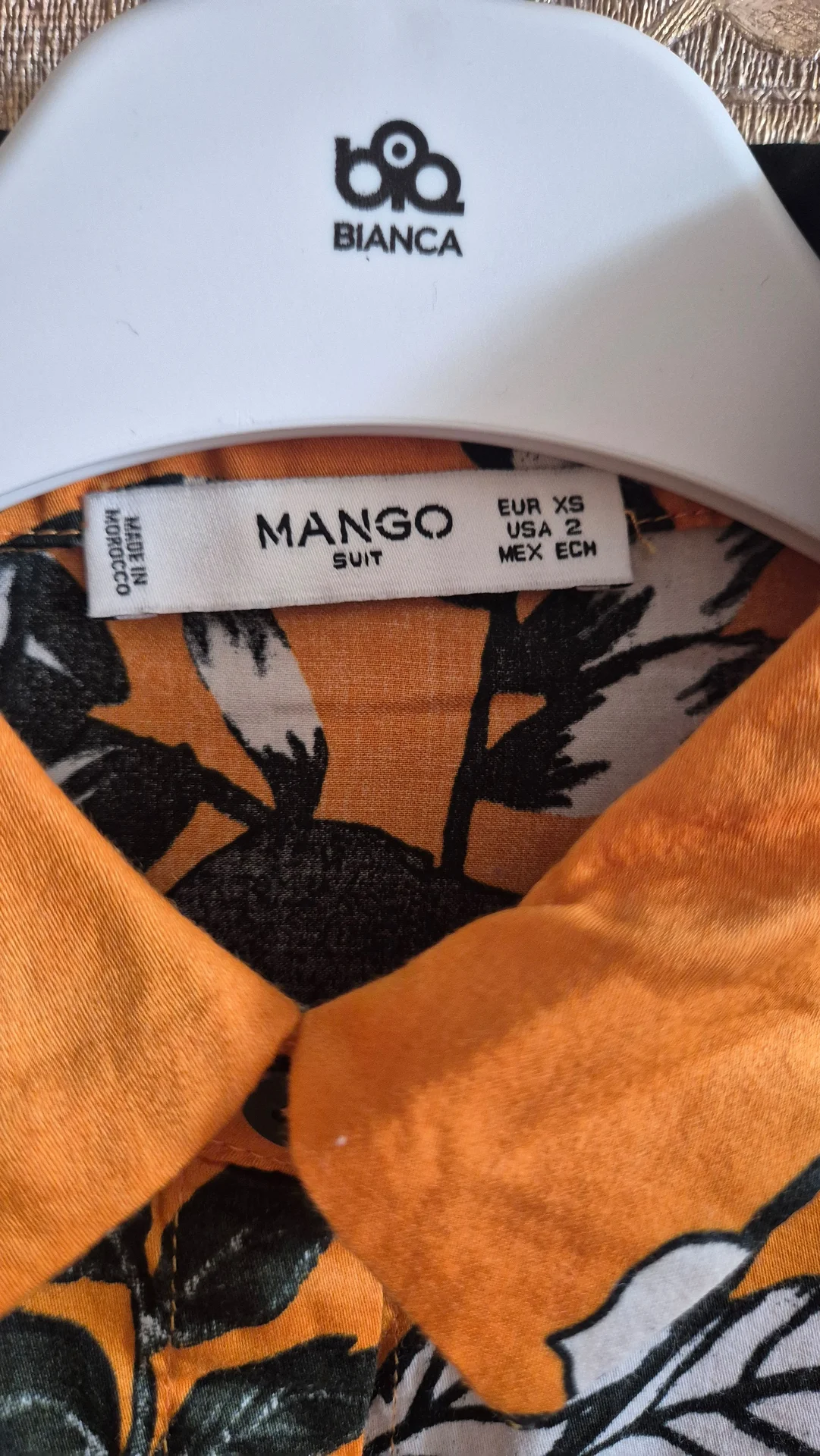 Рубашка mango xs - миниатюра 4