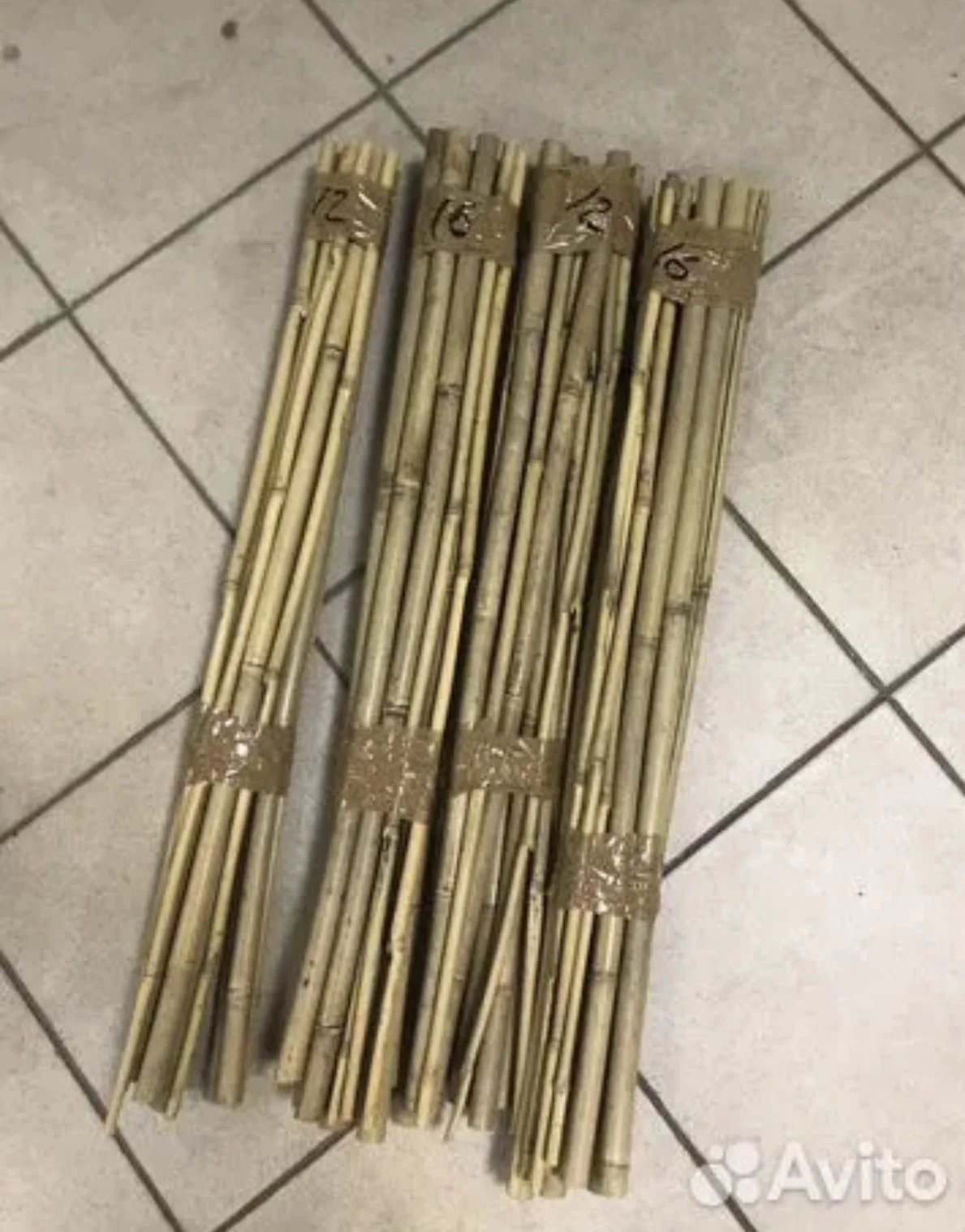 Бамбук палки / стволы 30 см, 70 см и U - миниатюра 6
