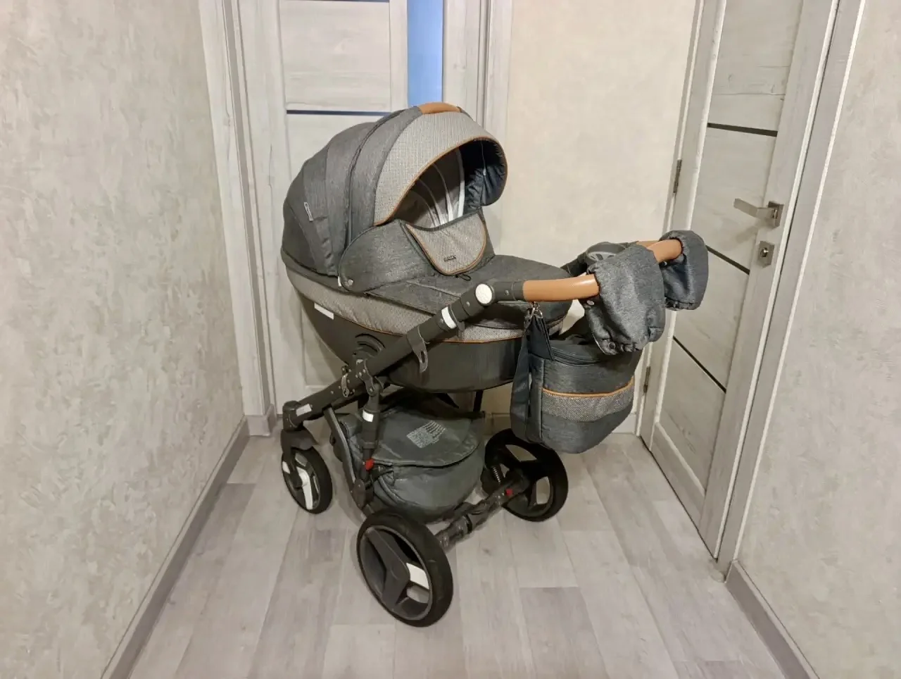 Коляска 3 в 1 Adamex Monte Carbon - миниатюра 2